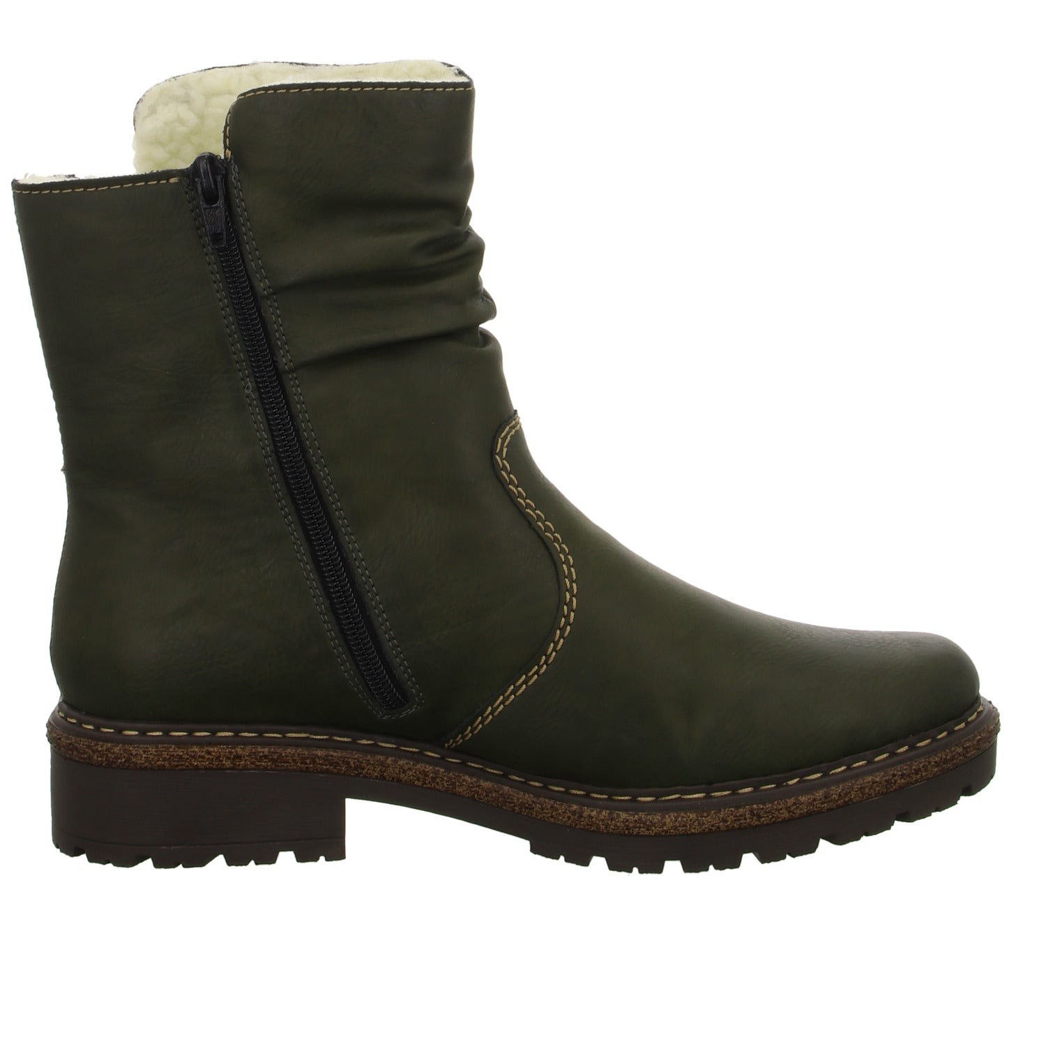 Rieker Schlupf-/Reißverschlußstiefelette Warmfutter bis 35mm Absatz (casual)