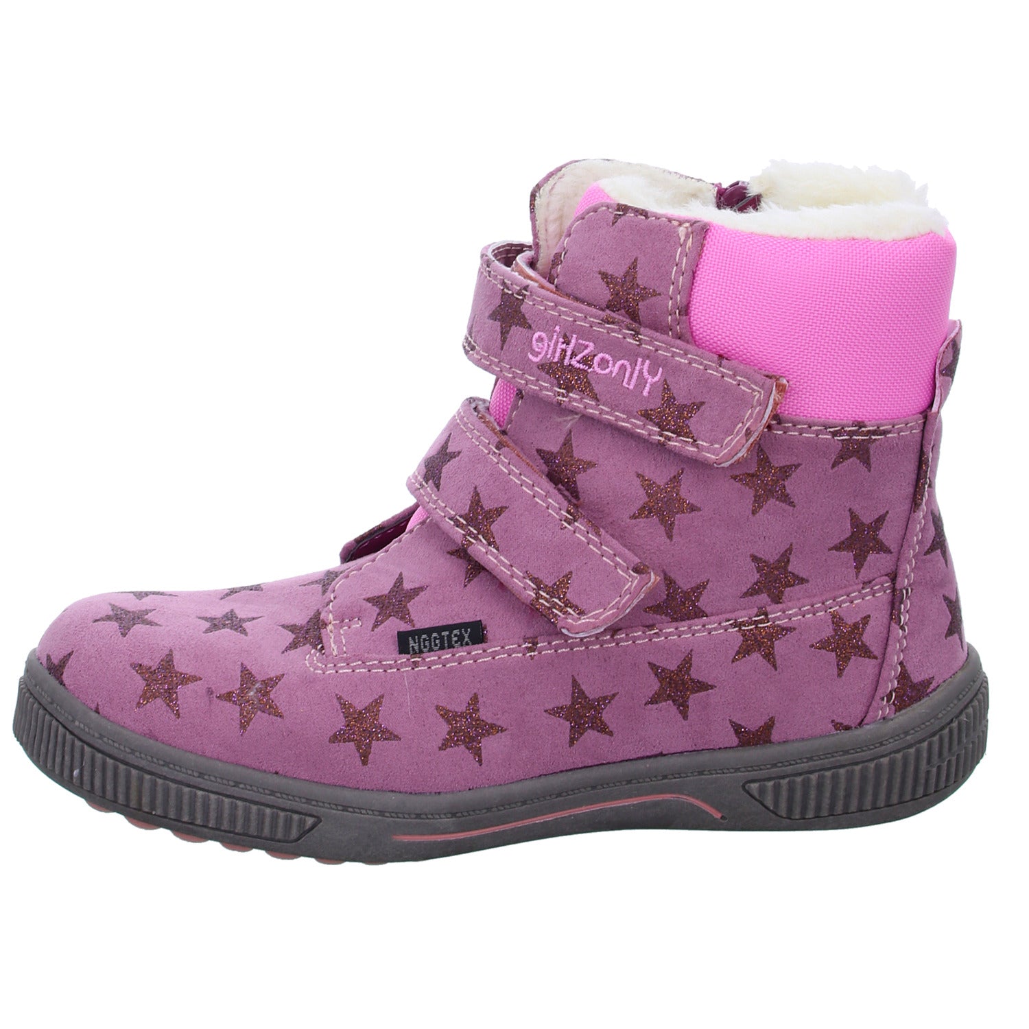 girlZ onlY Schlupf-/Klettstiefelette Warmfutter