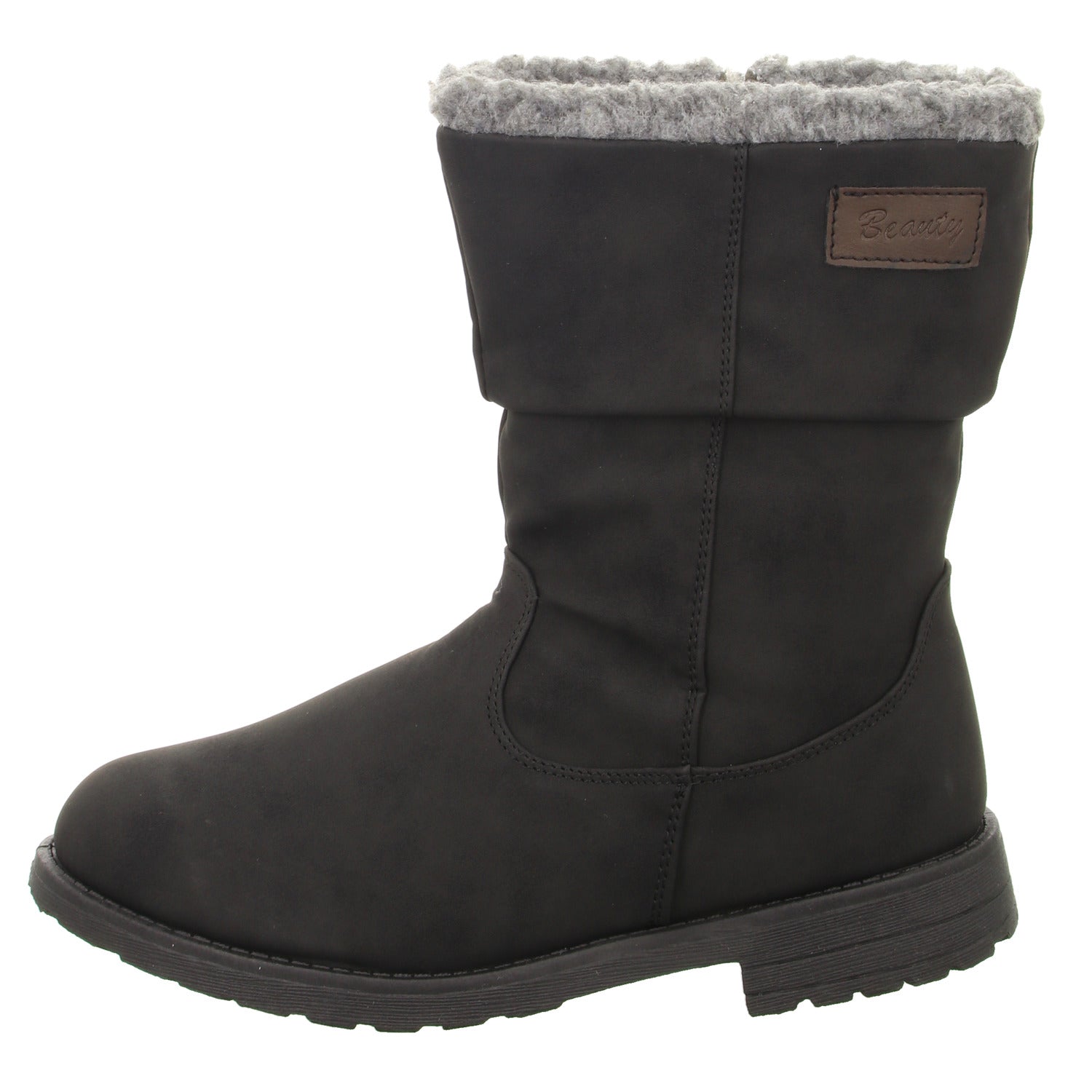 girlZ onlY Schlupf-/Klettstiefelette Warmfutter