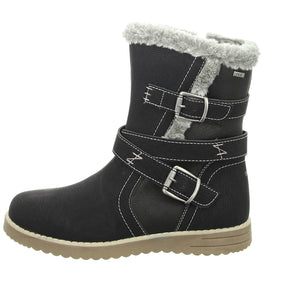 girlZ onlY Schlupf-/Klettstiefelette Warmfutter