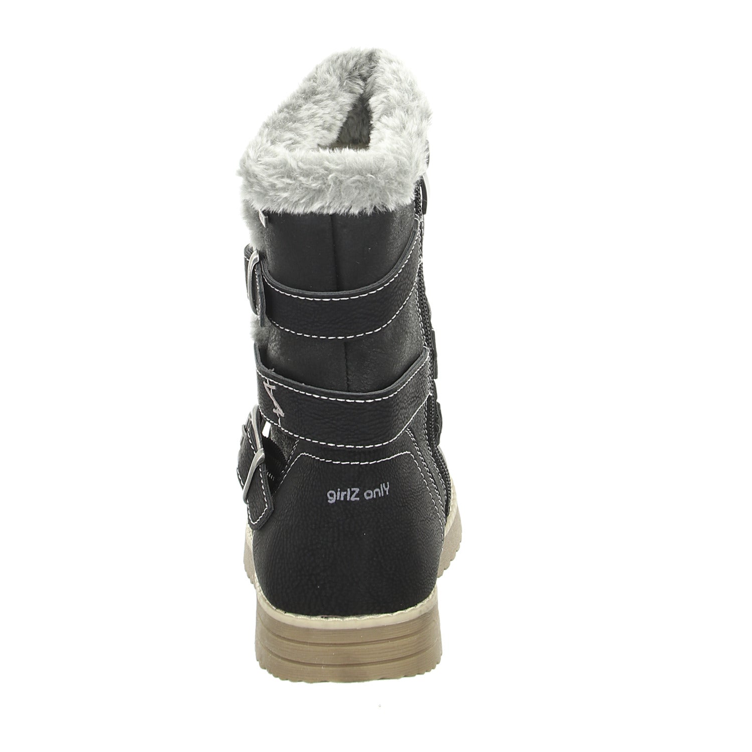 girlZ onlY Schlupf-/Klettstiefelette Warmfutter