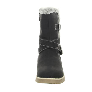 girlZ onlY Schlupf-/Klettstiefelette Warmfutter