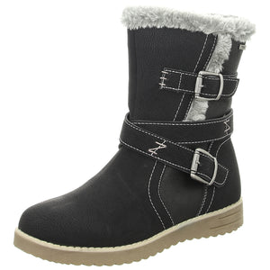 girlZ onlY Schlupf-/Klettstiefelette Warmfutter