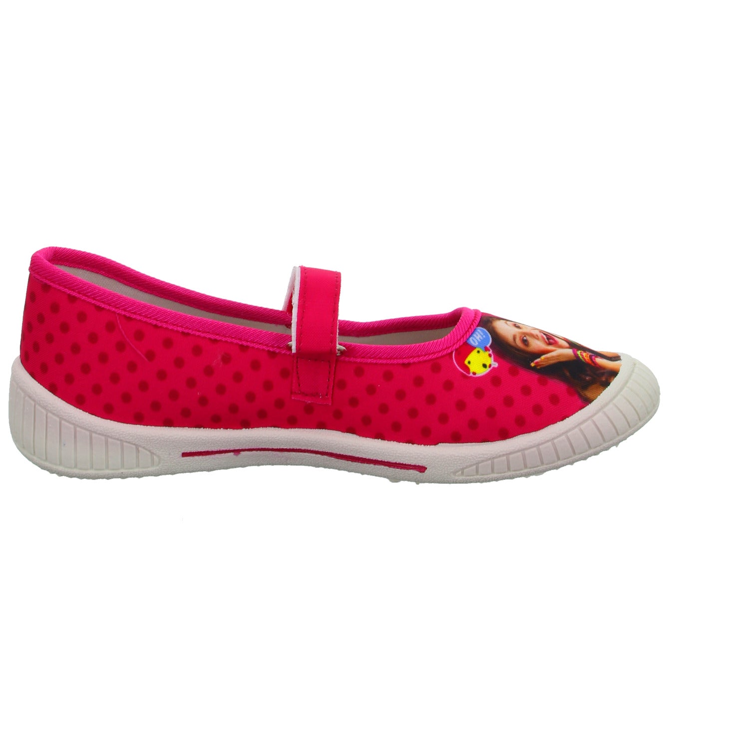 Soy Luna Leinen Slipper/Kletthalbschuh