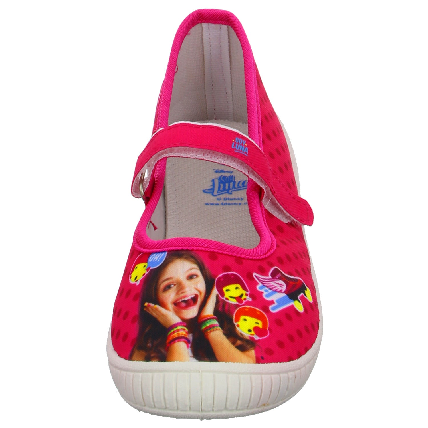 Soy Luna Leinen Slipper/Kletthalbschuh