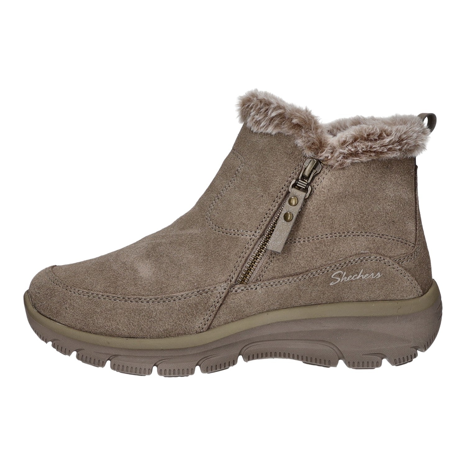 Skechers Schlupf-/Reißverschlußstiefelette Warmfutter bis 35mm Absatz (casual) Easy Going-COOL ZIP!