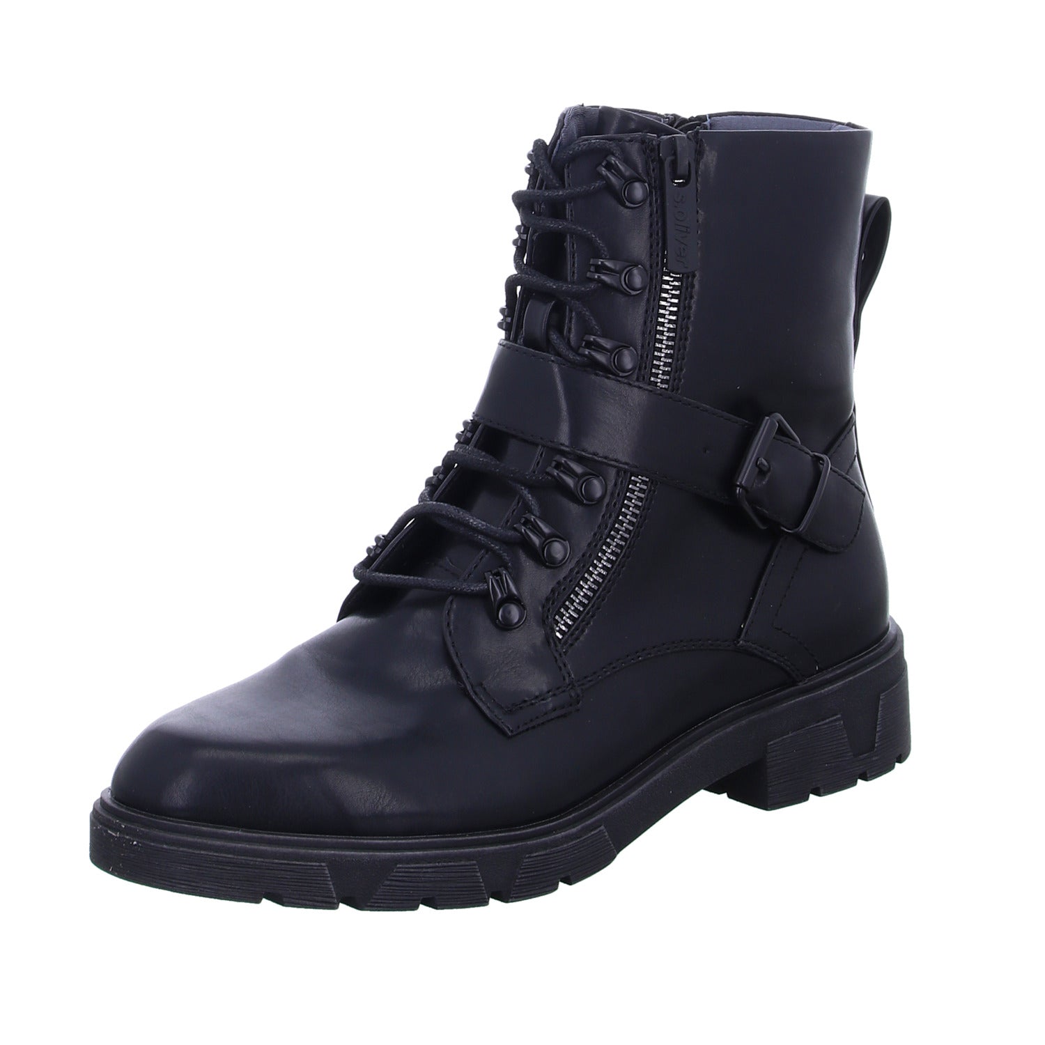 s.Oliver Schnürstiefelette Warmfutter bis 35mm Absatz (casual)