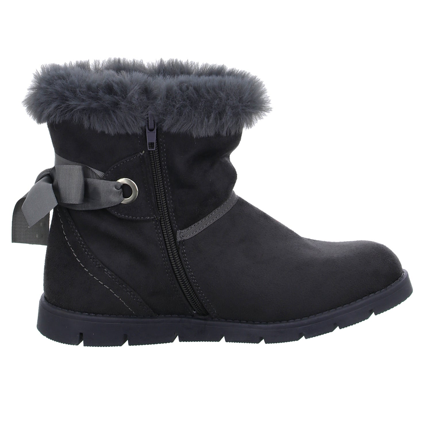 girlZ onlY Schlupf-/Klettstiefelette Warmfutter